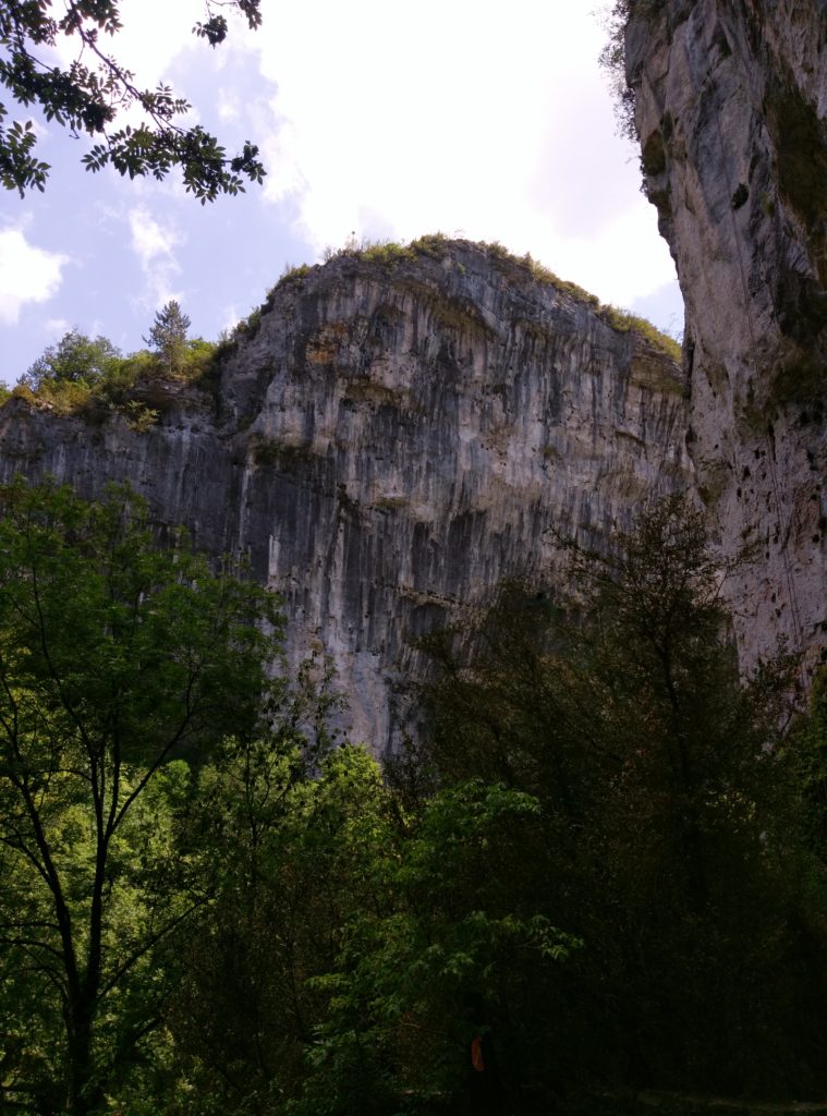 One of Omblèze Rock Faces
