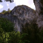 One of Omblèze rock faces