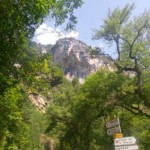 One of Omblèze rock faces